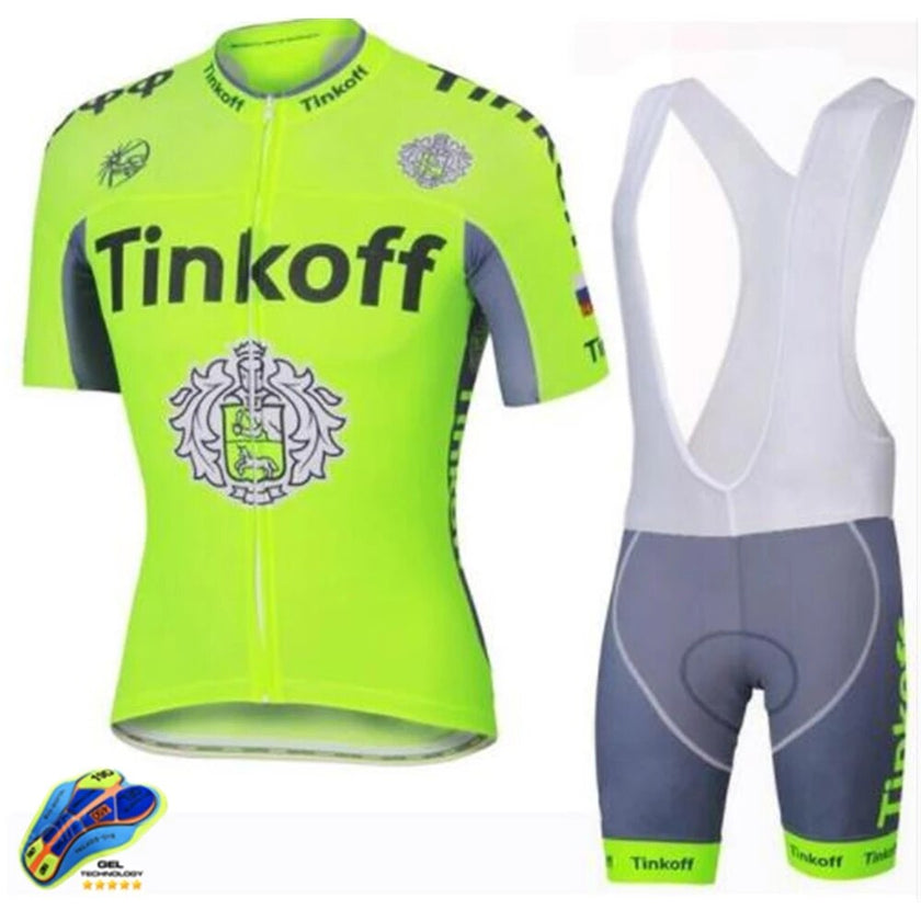 New Saxo Bank Tinkoff Cycling jersey Set Team sportswear