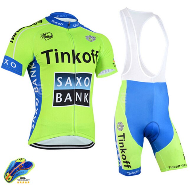 New Saxo Bank Tinkoff Cycling jersey Set Team sportswear