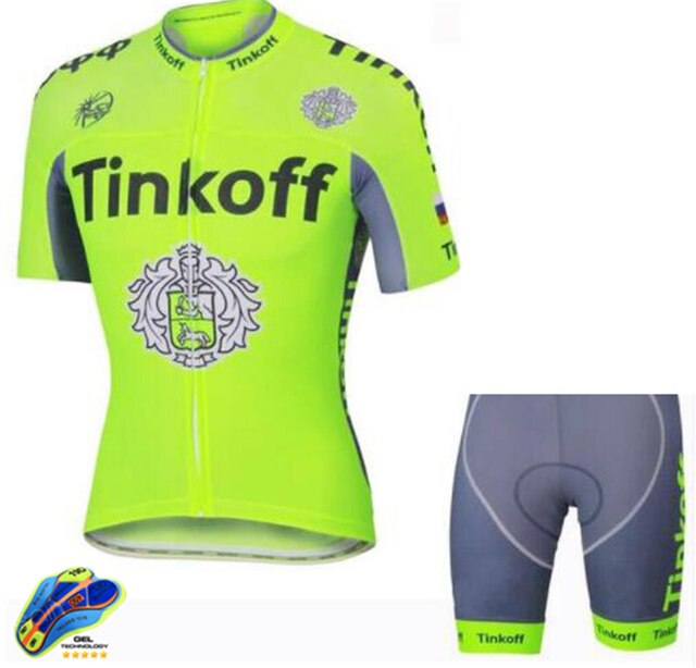 New Saxo Bank Tinkoff Cycling jersey Set Team sportswear