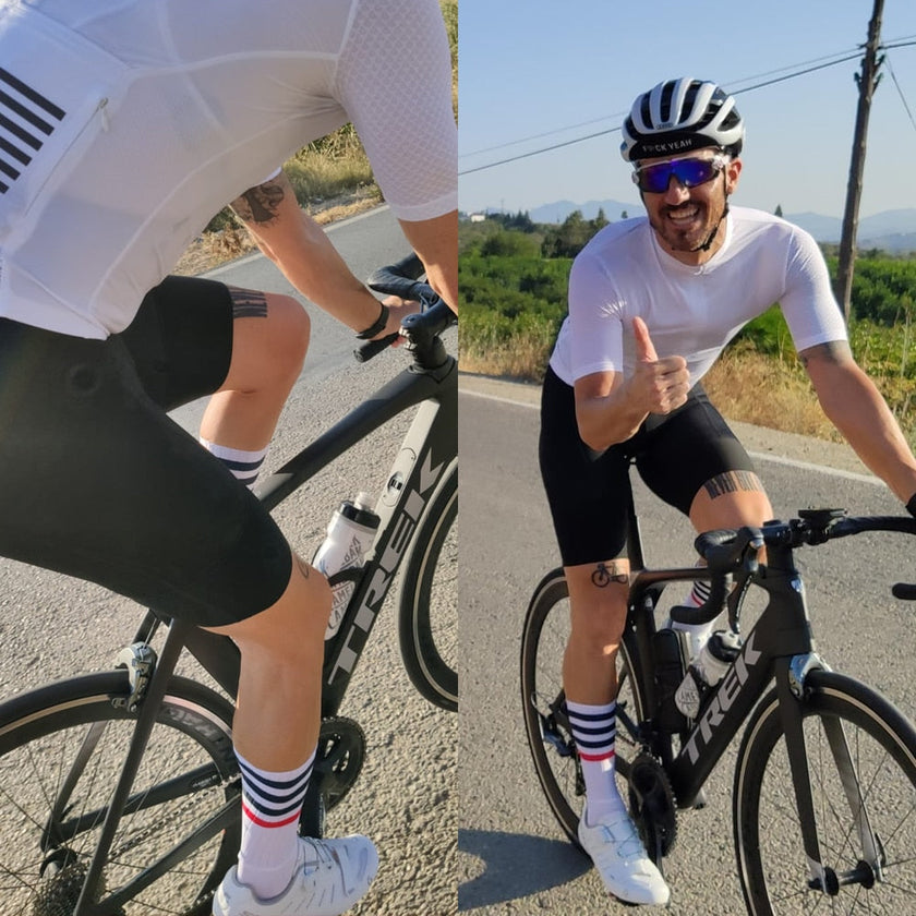 Anti Slip Whiteline Sport Cycling Socks