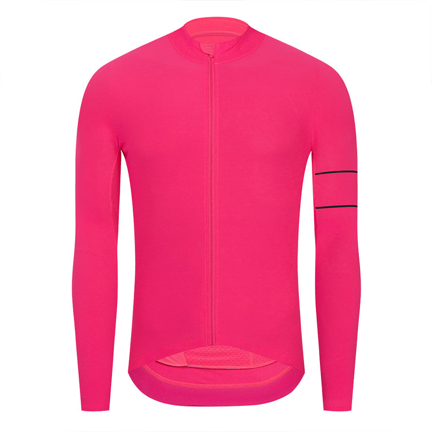 Thermal Fleece Long Sleeve Cycling Jersey 10 Colors