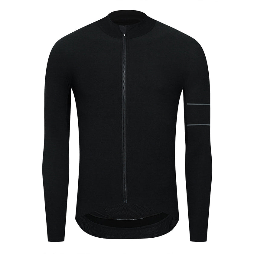 Thermal Fleece Long Sleeve Cycling Jersey 10 Colors