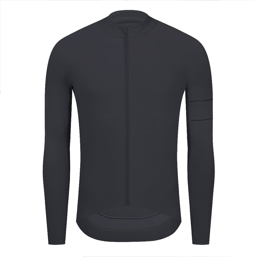 Thermal Fleece Long Sleeve Cycling Jersey 10 Colors