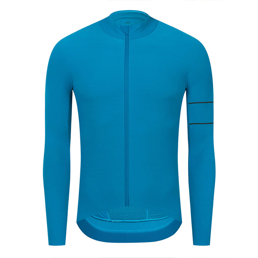 Thermal Fleece Long Sleeve Cycling Jersey 10 Colors