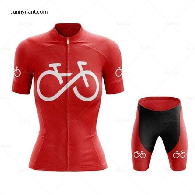 Pink Women Cycling JERSEYS SUIT