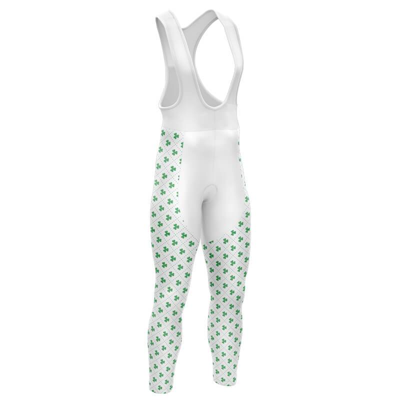 3 Leaf Clover Pattern Bib Pants