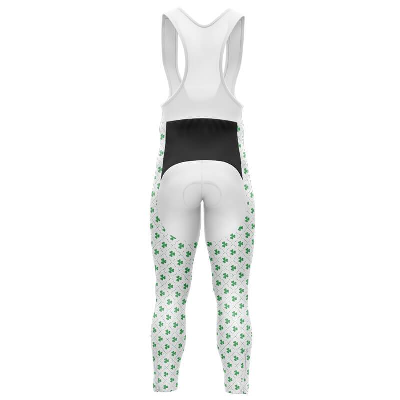 3 Leaf Clover Pattern Bib Pants