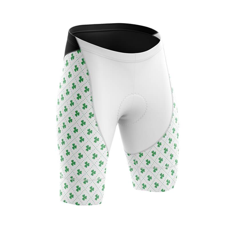 3 Leaf Clover Pattern Bib & Shorts