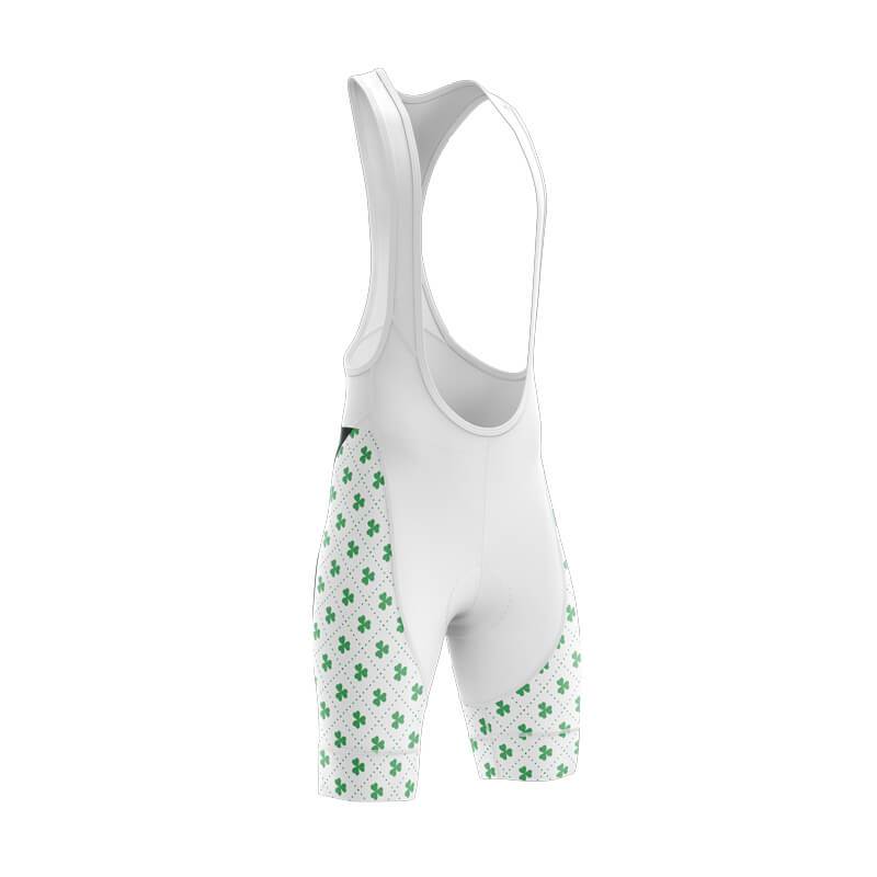 3 Leaf Clover Pattern Bib & Shorts