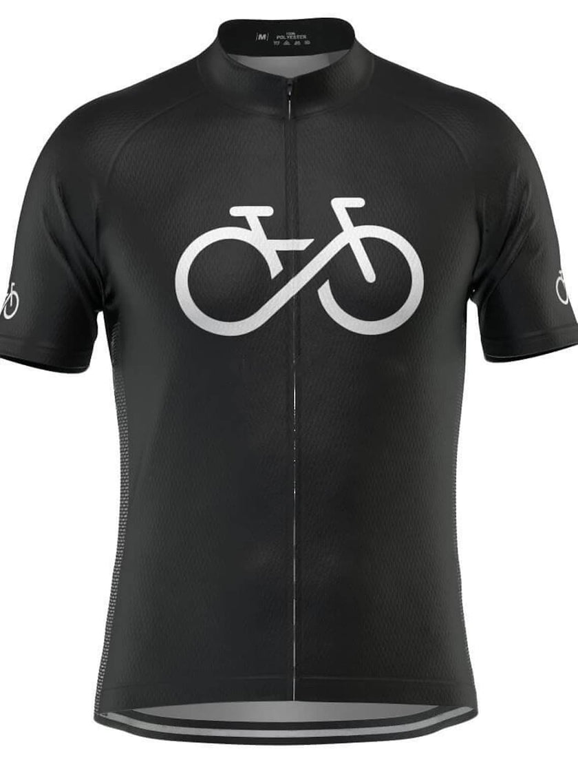 Men's Short Sleeve Cycling Jersey Summer Polyester