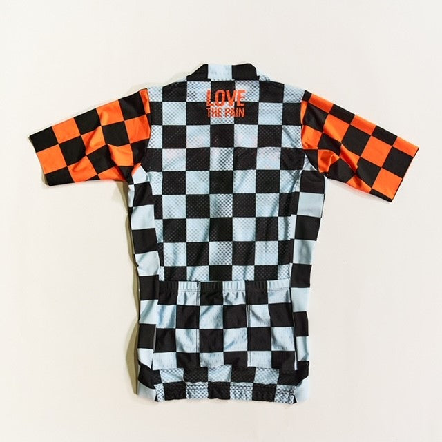 Checkerboard Cycling Short Sleeve