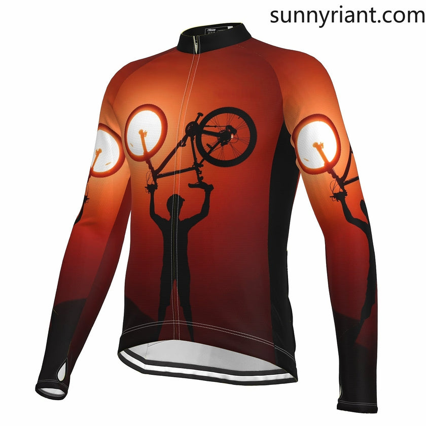 Grams Men's Long Sleeve Cycling Jersey