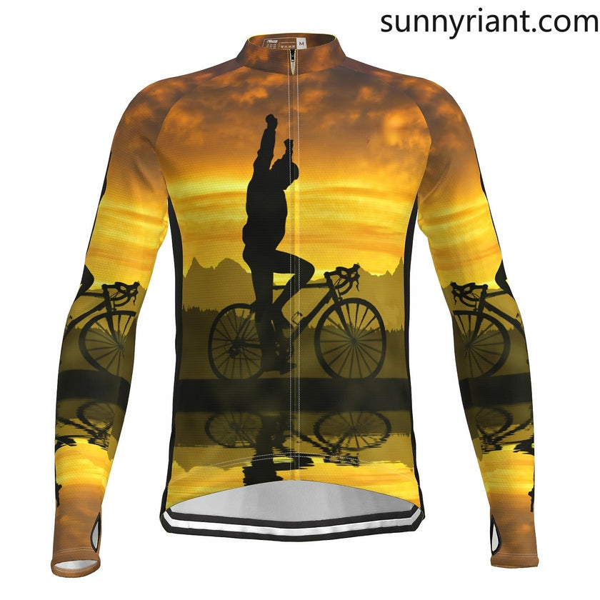 Grams Men's Long Sleeve Cycling Jersey