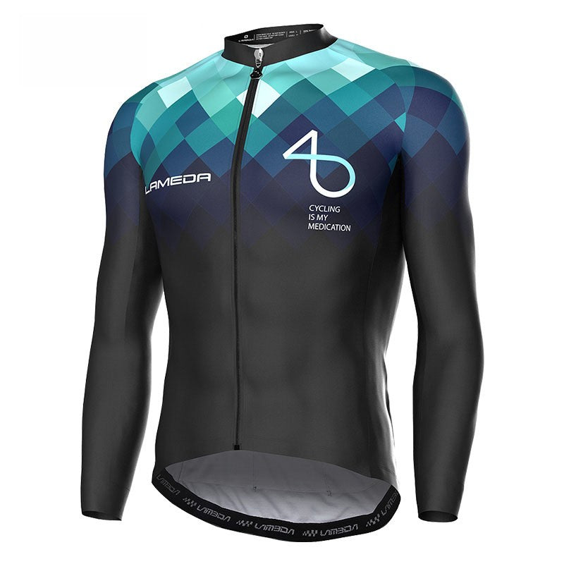 Autumn Winter Warm Fleece Cycling Jersey