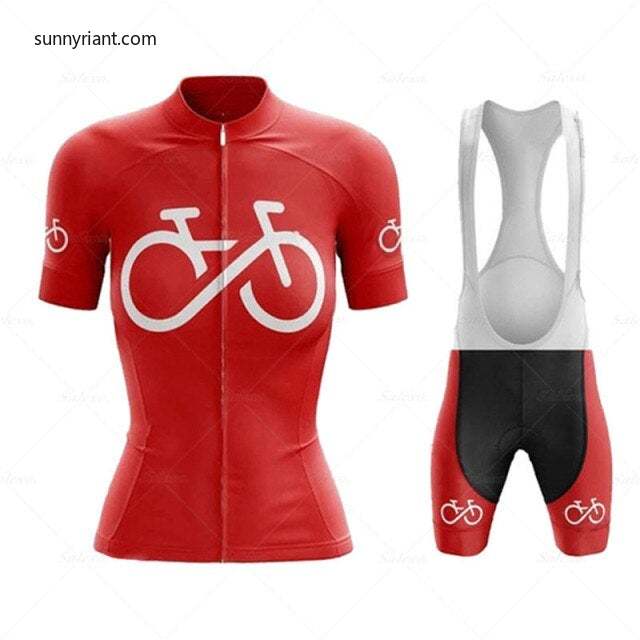 Pink Women Cycling JERSEYS SUIT