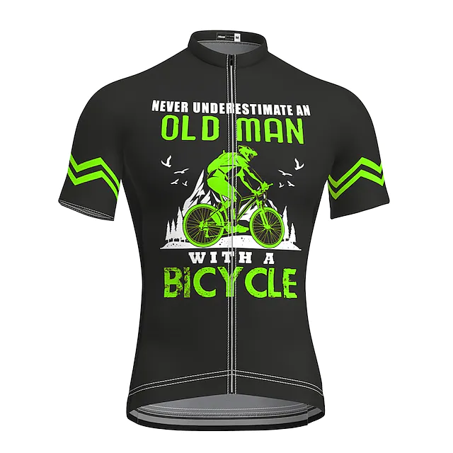 Sunnyriant Men's Short Sleeve Cycling Jersey