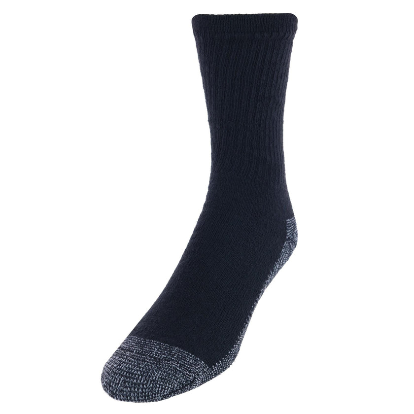 Fruit of the Loom Men's Work Gear Cushioned Crew Socks (10 Pair Pack)