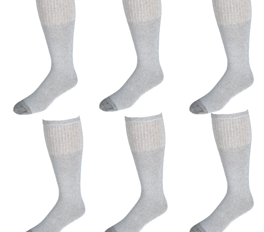 Fruit of the Loom Men's Work Gear  Heavy Duty Tube Socks