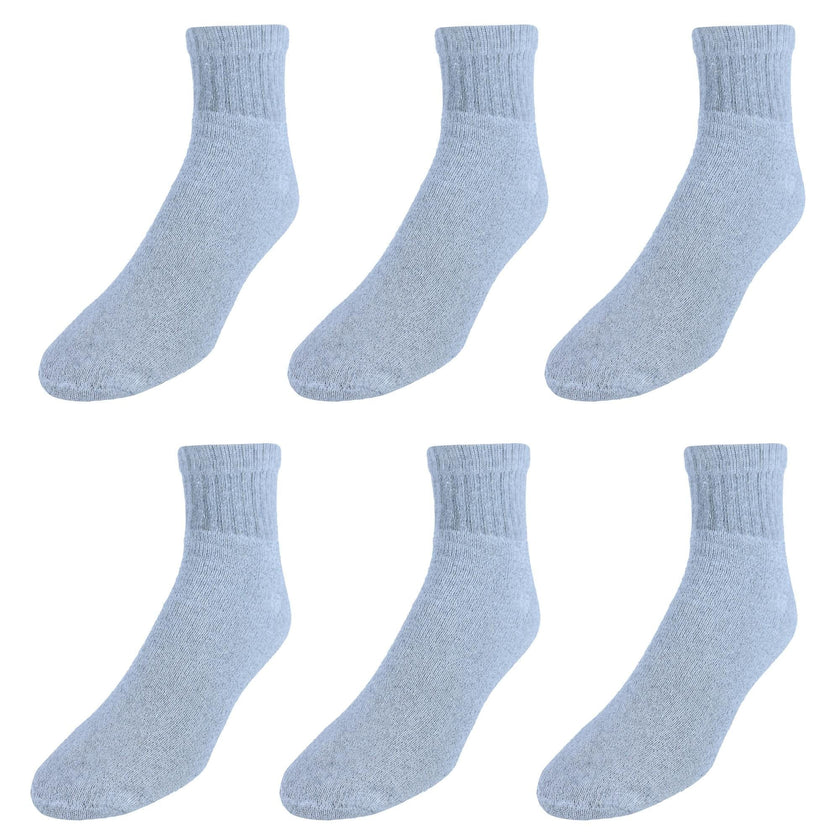 Everlast Men's Full Cushioned Quarter Socks (6 Pack)