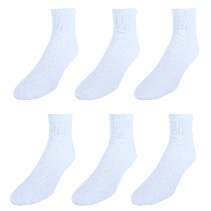 Everlast Men's Full Cushioned Quarter Socks (6 Pack)