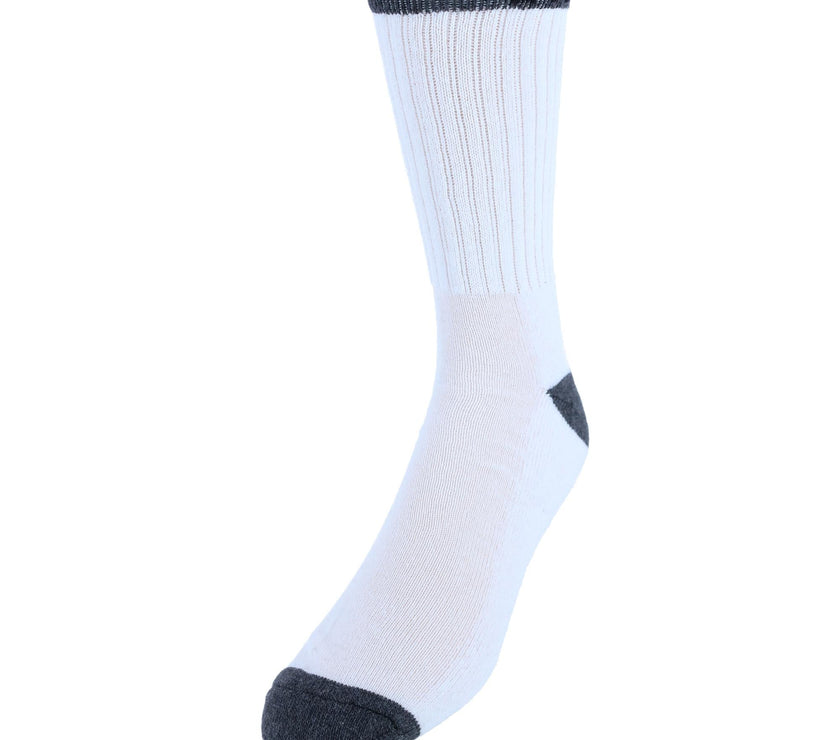 Everlast Men's Fashion Banded Half Cushion Crew Socks (6 Pack)