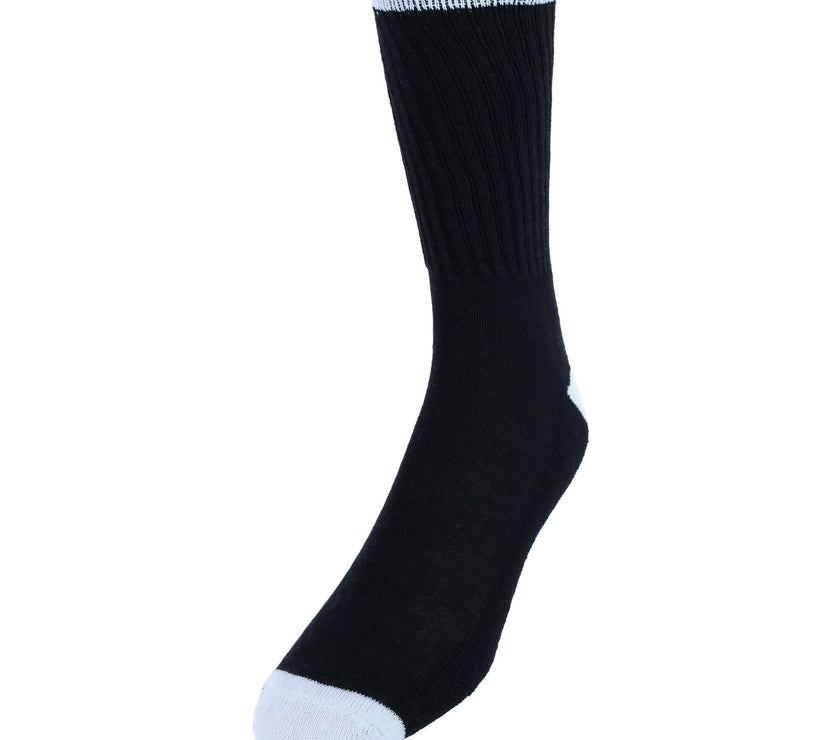 Everlast Men's Fashion Banded Half Cushion Crew Socks (6 Pack)