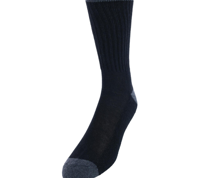 Everlast Men's Fashion Banded Half Cushion Crew Socks (6 Pack)