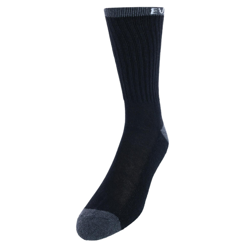 Everlast Men's Fashion Banded Half Cushion Crew Socks (6 Pack)