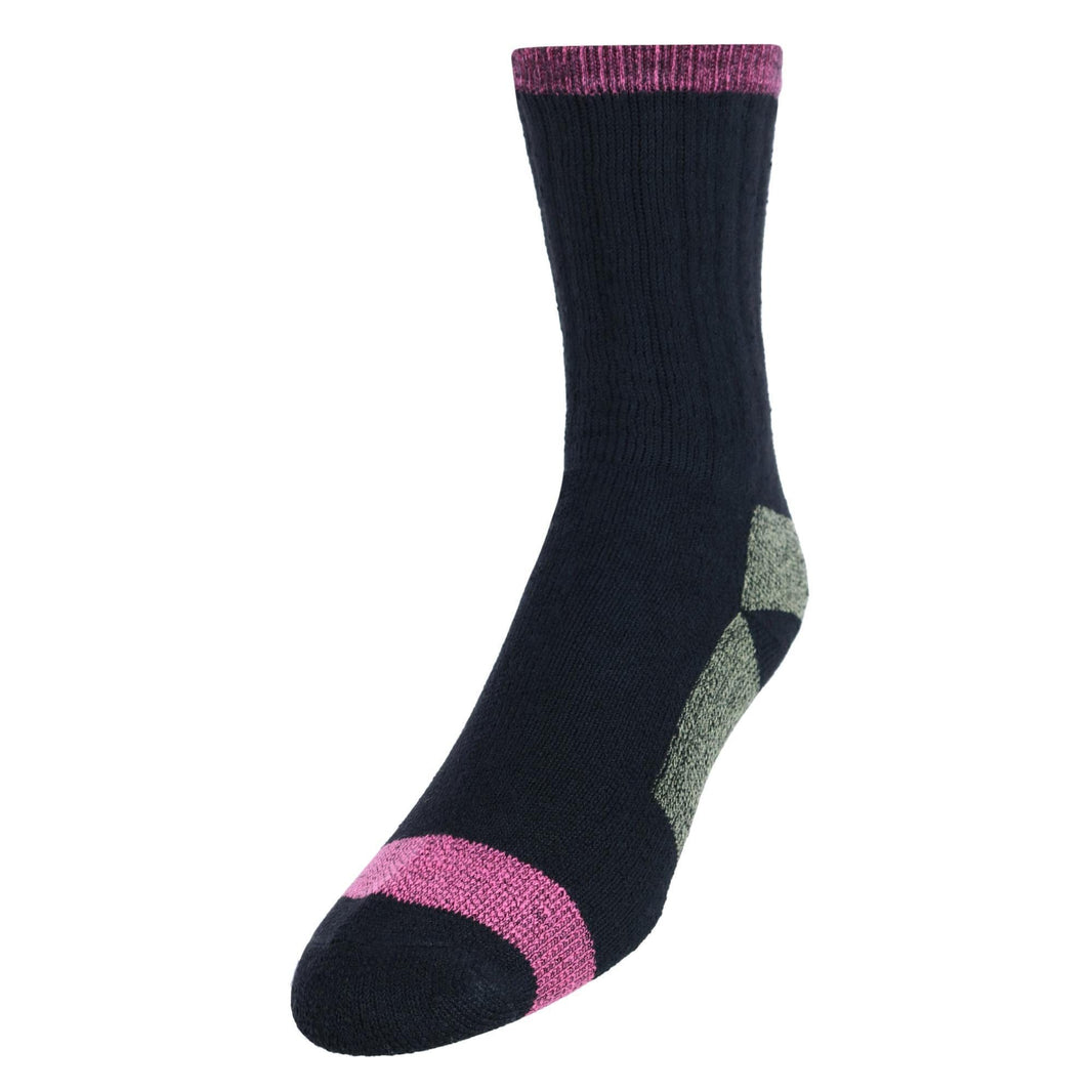 CTM® Men's Wool Blend Crew Socks (2 Pack)