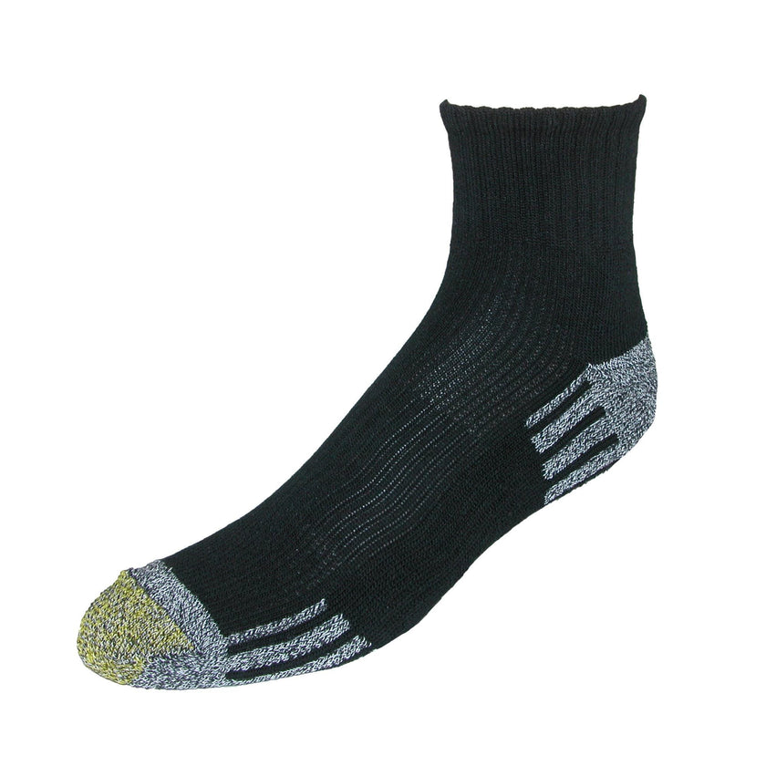 Gold Toe Men's Athletic Outlast Quarter Socks (3 Pair Pack)