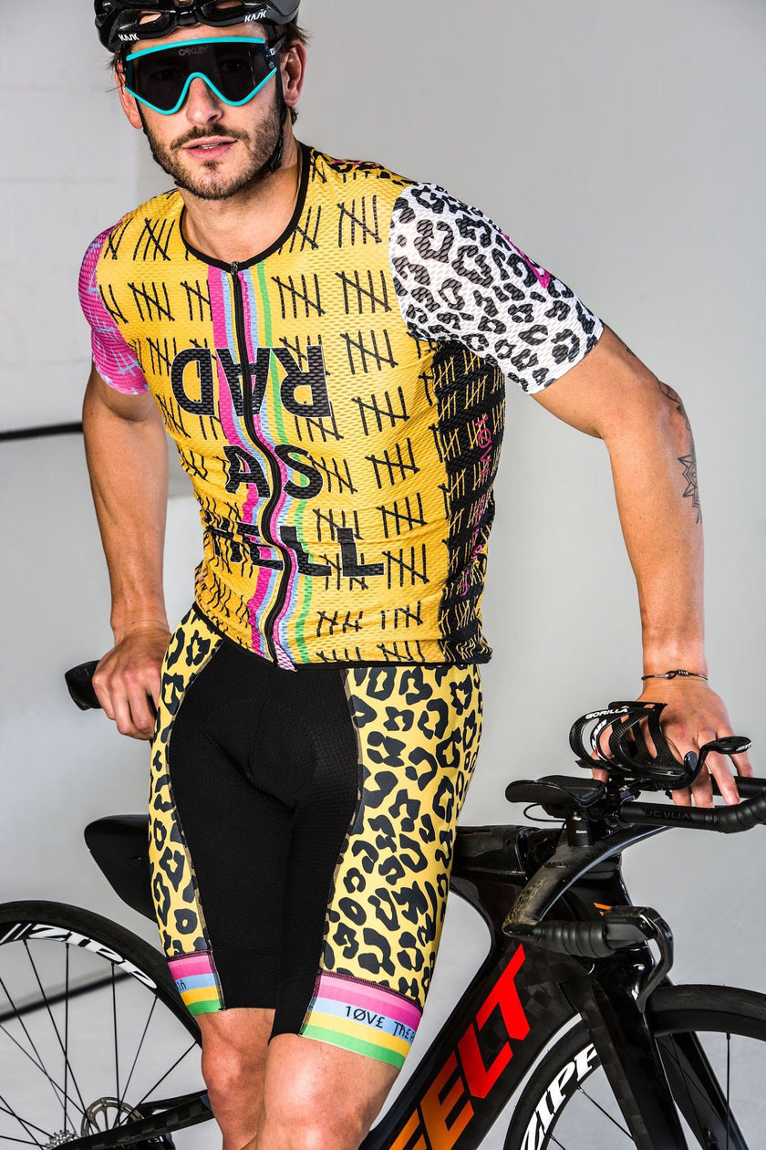 Leopard Print Cycling Jersey Set