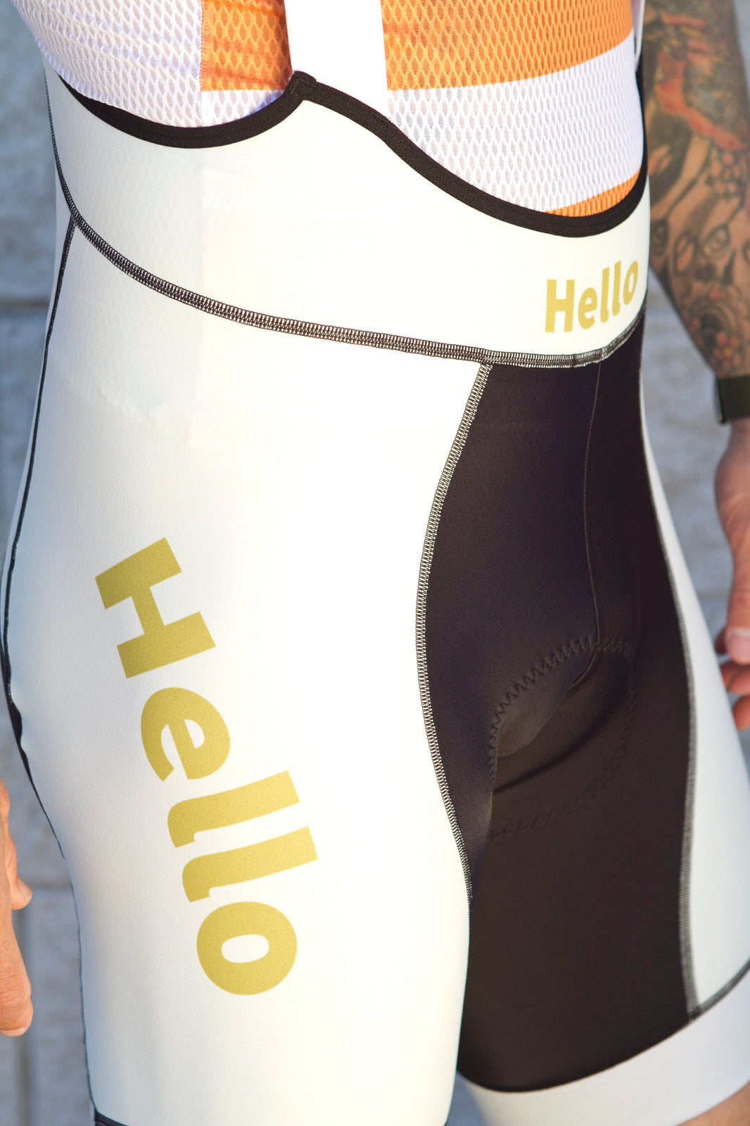 Breathable "Hello'" Cycling Shorts