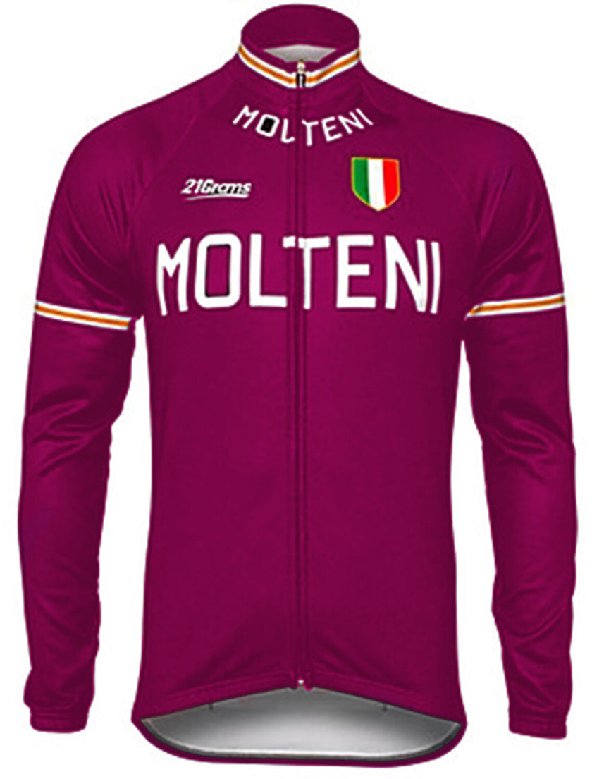 Men's Long Sleeve Cycling Jersey Winter Polyester