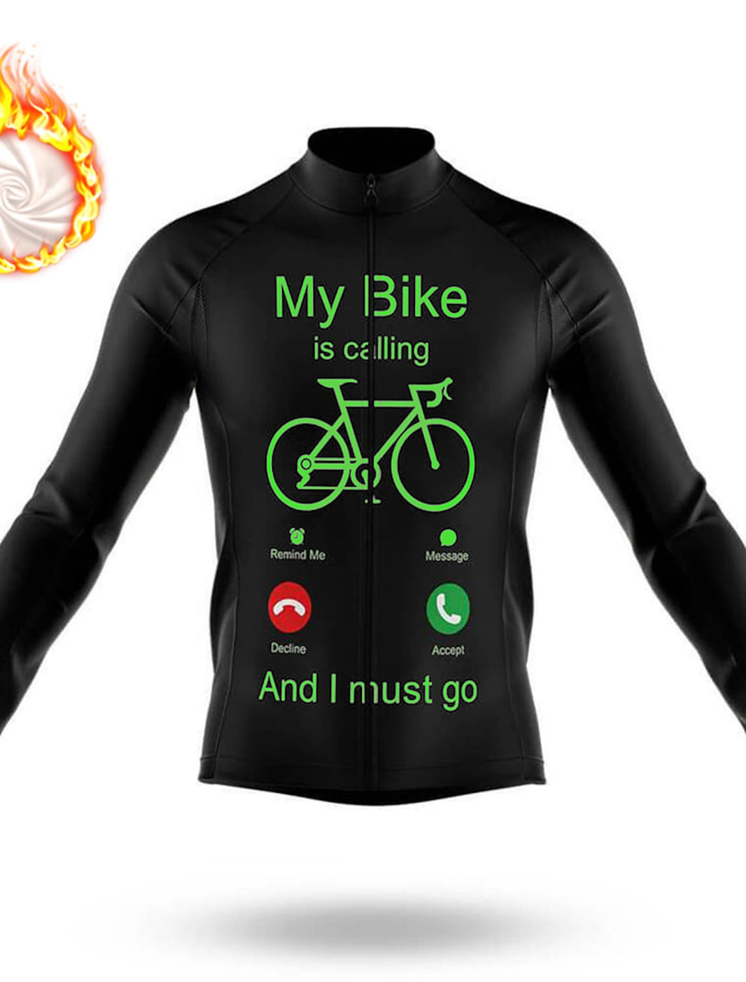 Grams Men's Long Sleeve Cycling Jersey