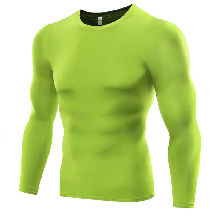 Mens Compression Under Base Layer Top Long Sleeve