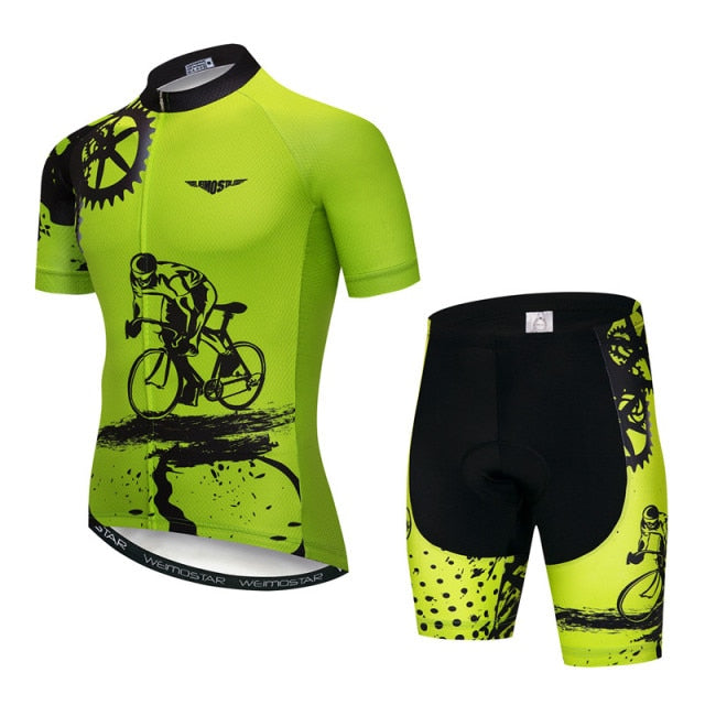 Pro Team Cycling Jersey Set Men Mountain Bike Clothing