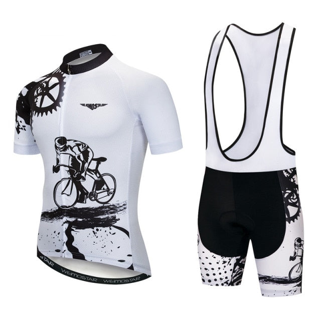 Pro Team Cycling Jersey Set Men Mountain Bike Clothing