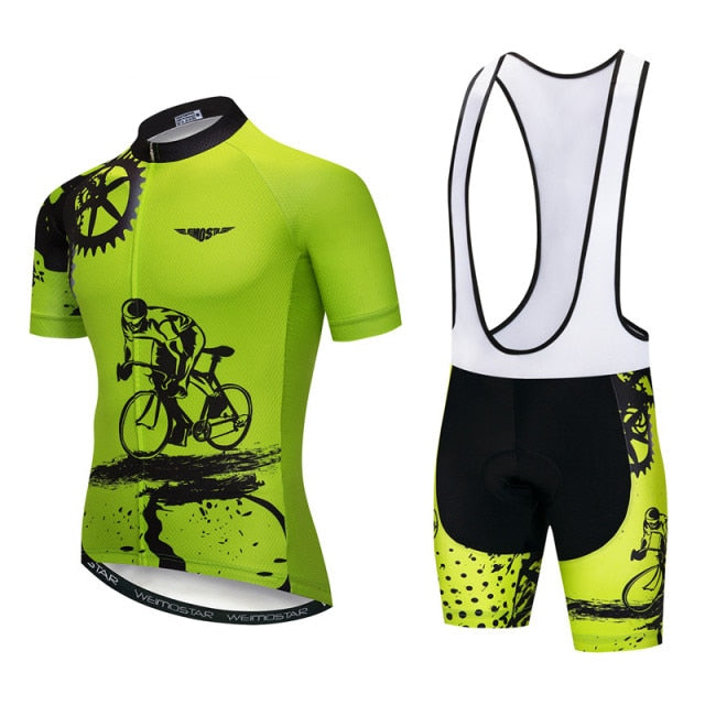 Pro Team Cycling Jersey Set Men Mountain Bike Clothing