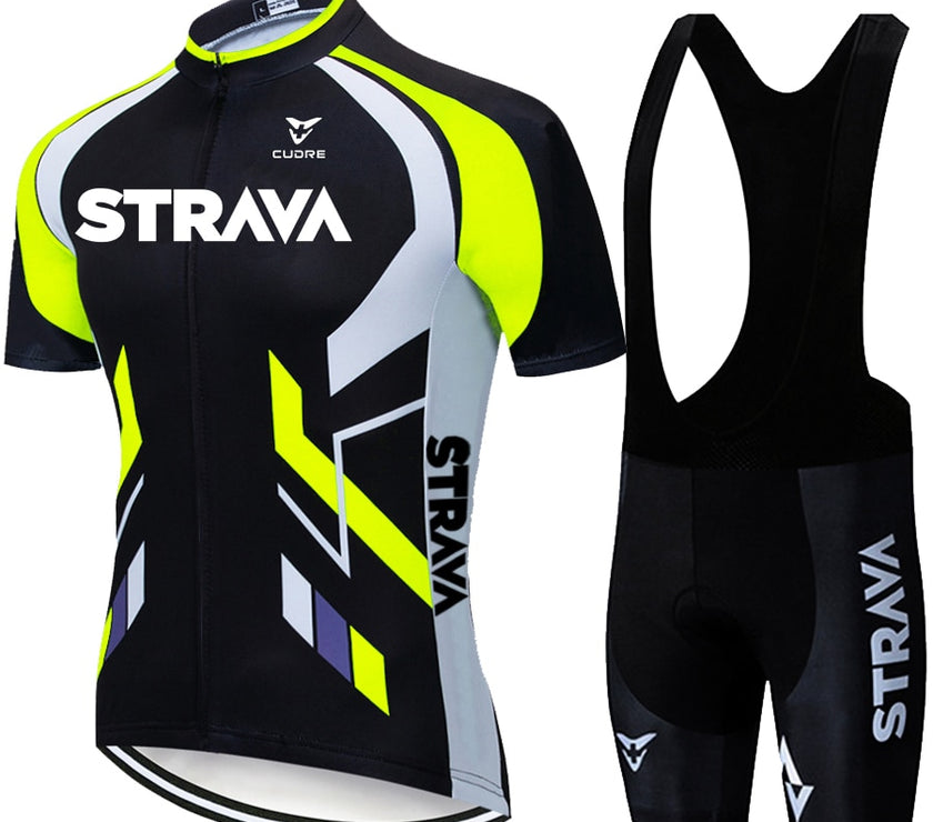 Team STRAVA Cycling Jerseys