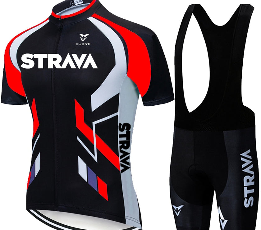 Team STRAVA Cycling Jerseys