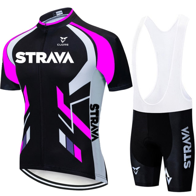 Team STRAVA Cycling Jerseys