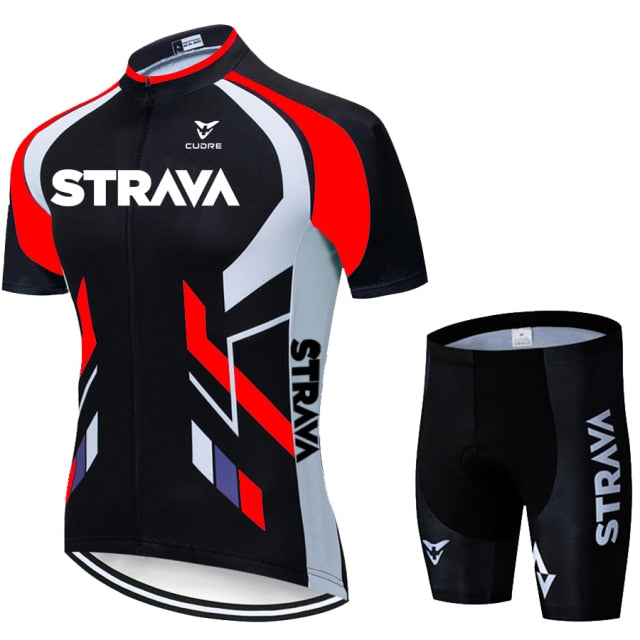 Team STRAVA Cycling Jerseys