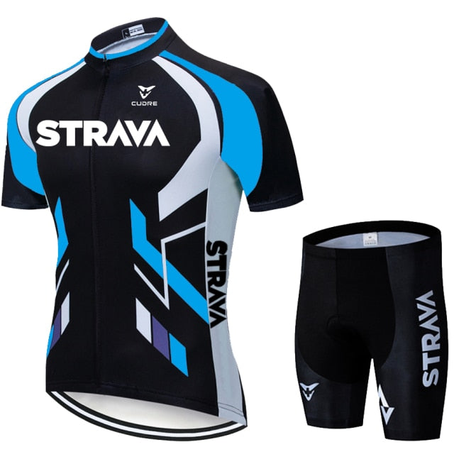 Team STRAVA Cycling Jerseys