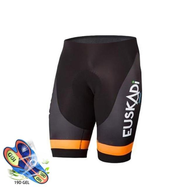 Cycling Clothing New Team EUSKADI Orange Cycling Jersey Bibs Shorts Suit