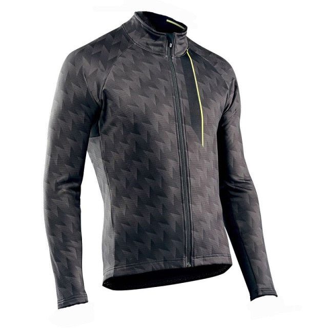 Winter Jacket Thermal Fleece Men Cycling Jersey Clothing