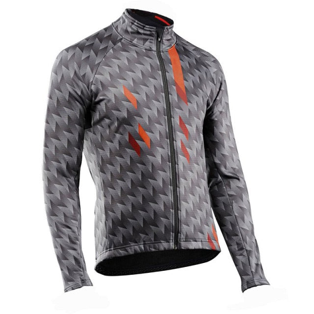 Winter Jacket Thermal Fleece Men Cycling Jersey Clothing