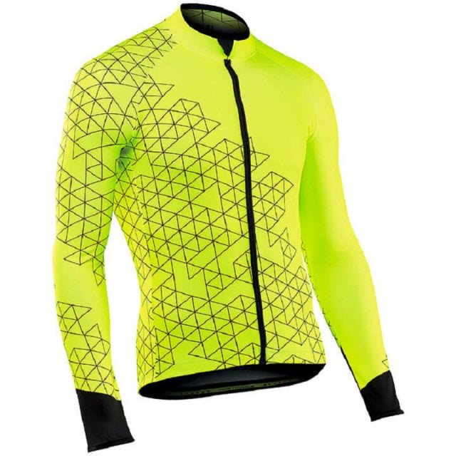 Winter Jacket Thermal Fleece Men Cycling Jersey Clothing