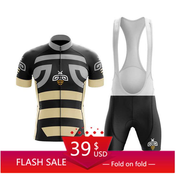 Bee Cycling Clothing Short Sleeve Retro