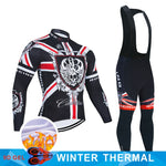 Team Rock Racing Winter Cycling Jersey 9D Bib Set