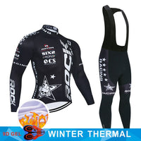 Team Rock Racing Winter Cycling Jersey 9D Bib Set